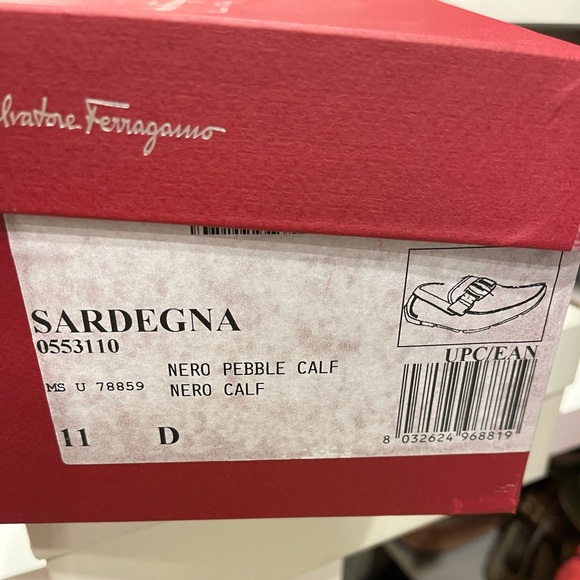 Salvatore Ferragamo Men's Sardegna Leather Moc Toe - Picture 6 of 6